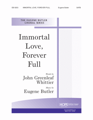 Book cover for Immortal Love, Forever Full