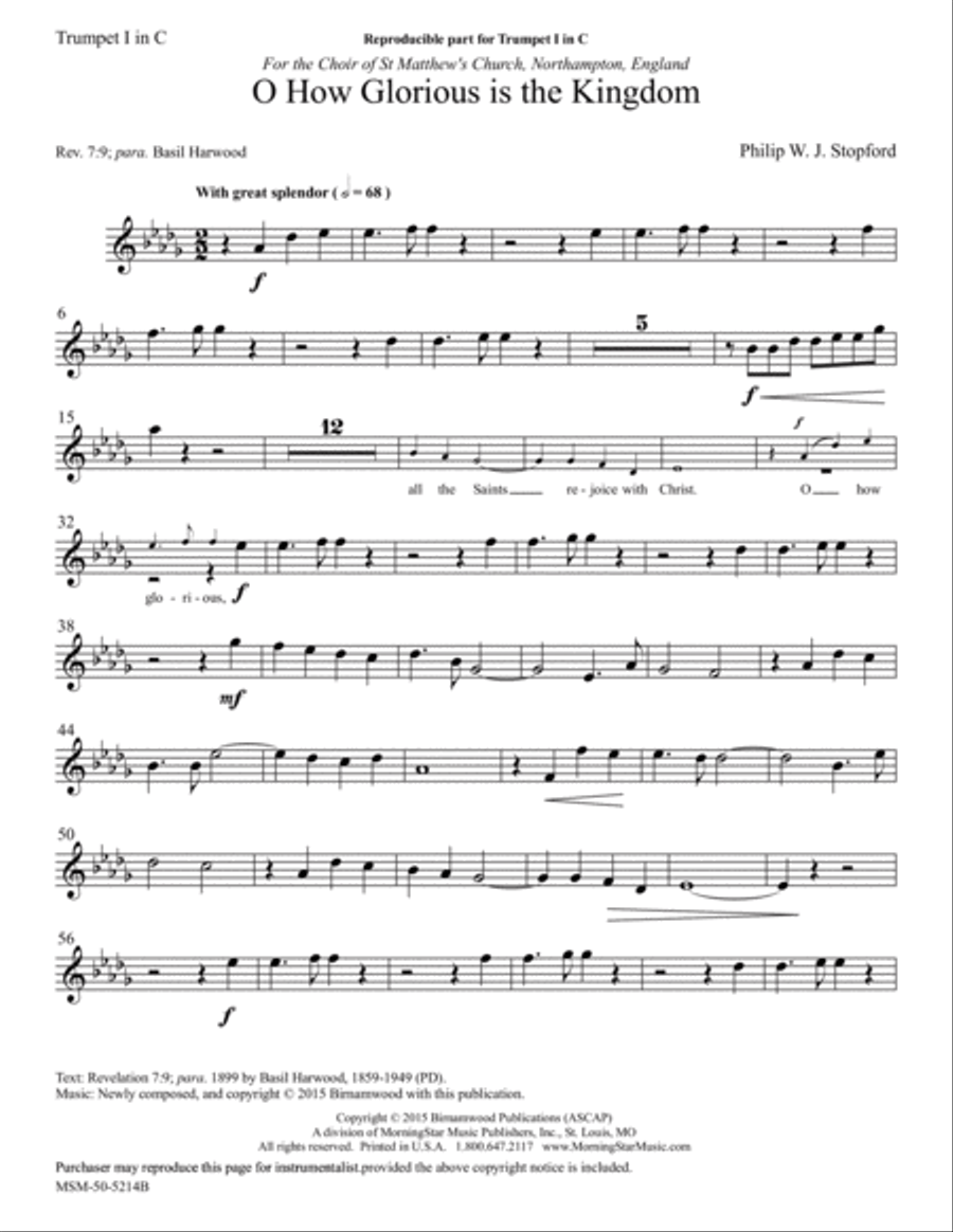 O How Glorious Is the Kingdom Choir scores gallery preview page 4