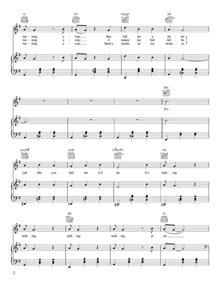 Brand New Shoes Acoustic Guitar scores gallery preview page 2