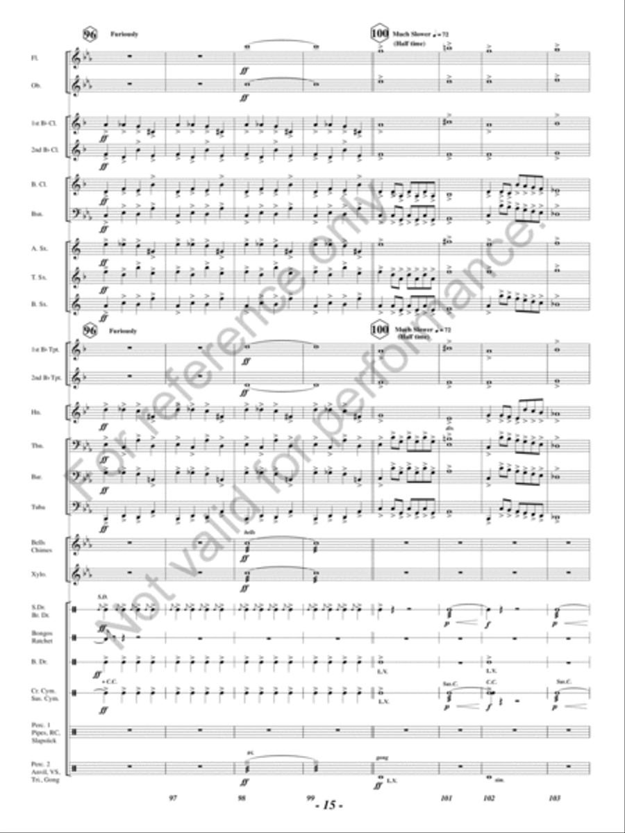 Roller Coaster! Concert Band - Sheet Music page 14
