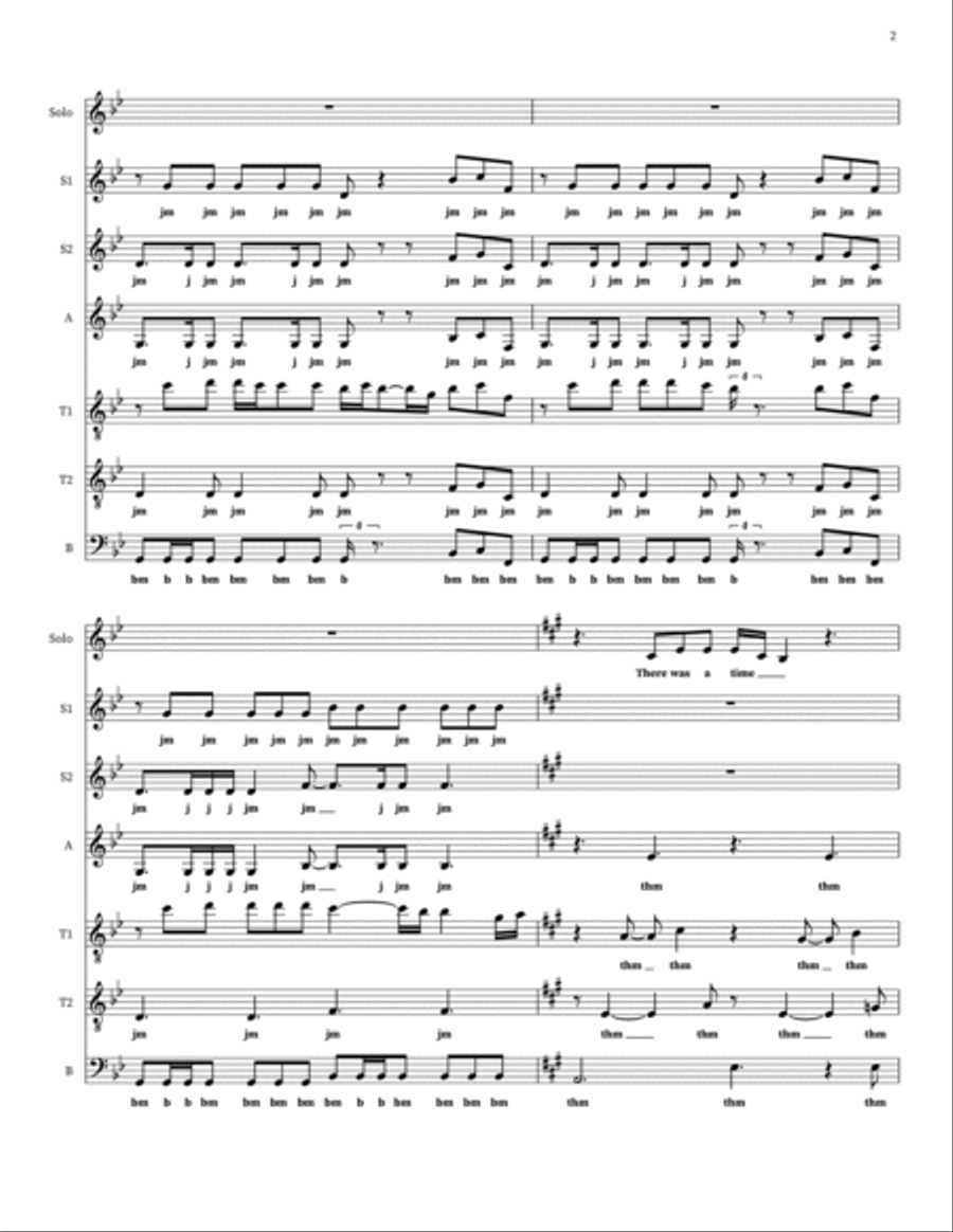 Cryin' Choir scores gallery preview page 2