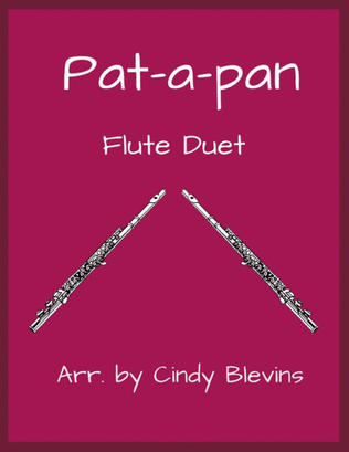 Book cover for Pat-a-pan, for Flute Duet