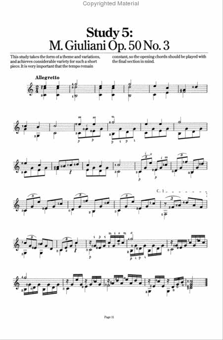 <br>Sheet music extract