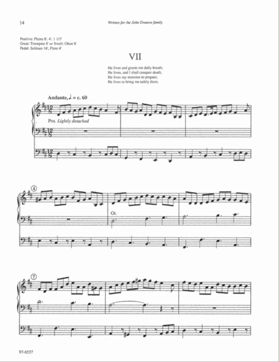 Partita on Duke Street (Rotermund) Organ scores gallery preview page 8