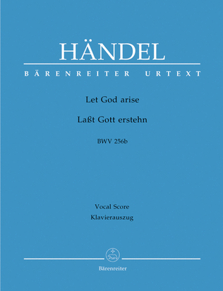 Book cover for Let God arise / Lasst Gott erstehen HWV 256b