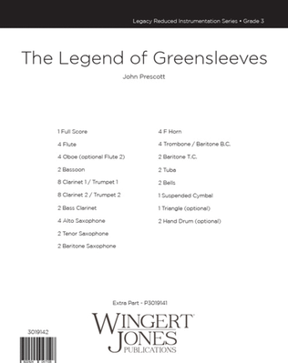 The Legend of Greensleeves - Full Score
