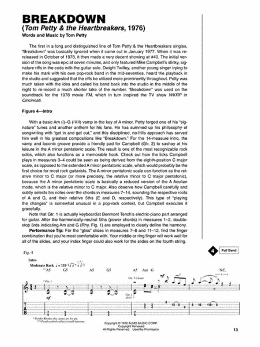 Tom Petty – Guitar Signature Licks Electric Guitar scores gallery preview page 4