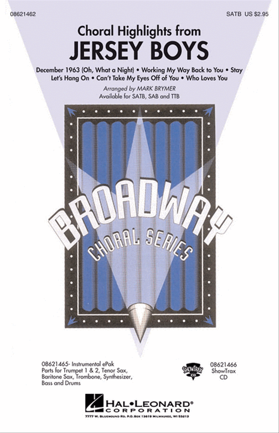 Jersey Boys (Choral Highlights) TTB scores gallery preview page 1