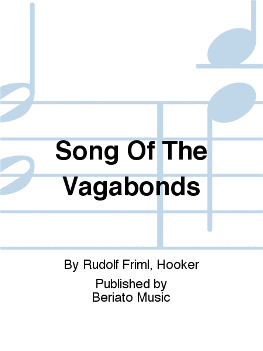 Song Of The Vagabonds Piano, Vocal, Guitar scores gallery preview page 1