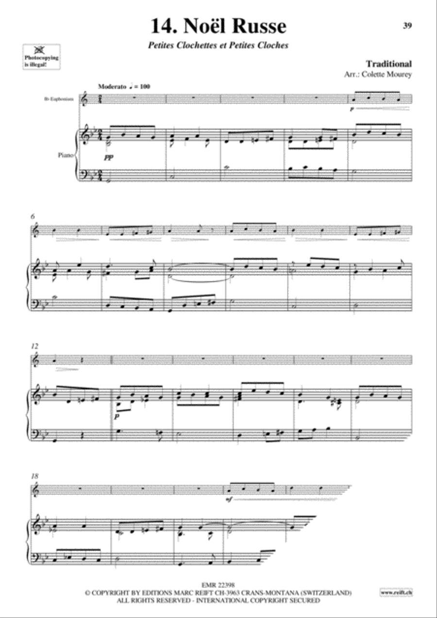 20 Greatest Christmas Hits Euphonium scores gallery preview page 16