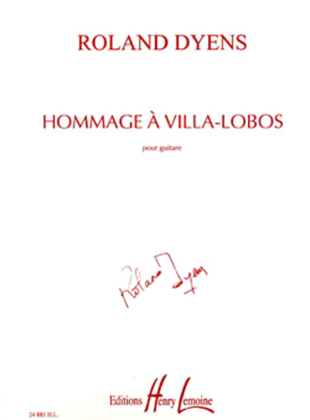 Book cover for Hommage A Villa-Lobos