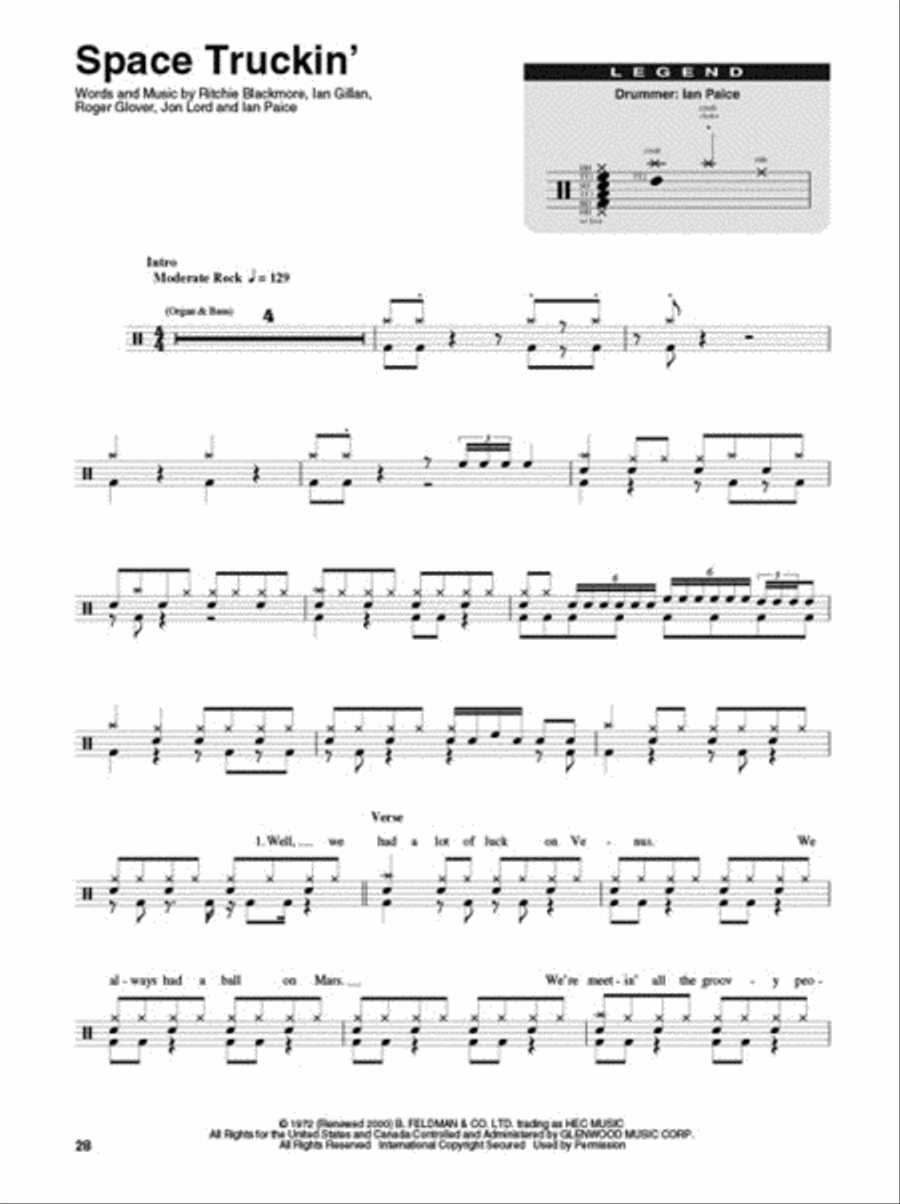 Classic Rock Drum Set scores gallery preview page 5