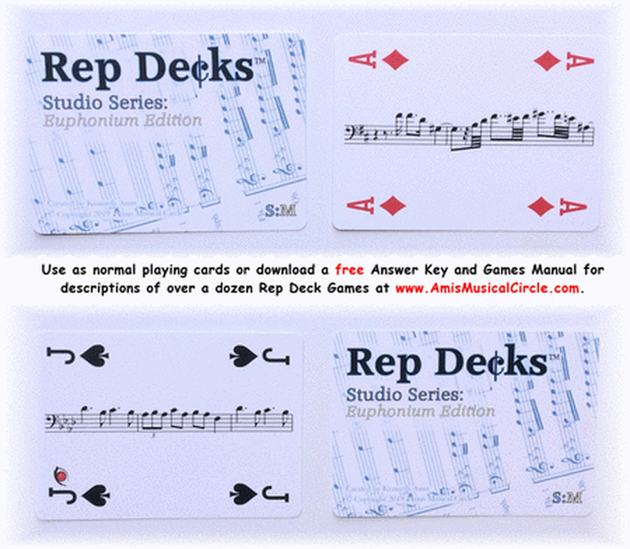 Rep Decks Studio Series: Euphonium Edition