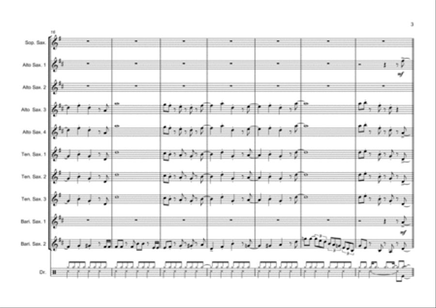 Birdland Woodwind Ensemble scores gallery preview page 5