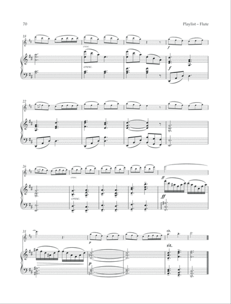 Morning Mood Flute Solo scores gallery preview page 2