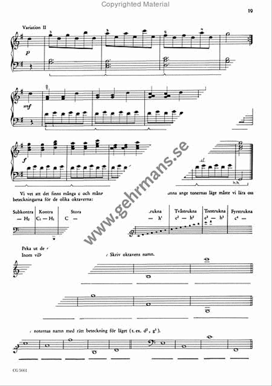Vi spelar piano 3 Vi spelar piano 3 Piano Solo scores gallery preview page 9