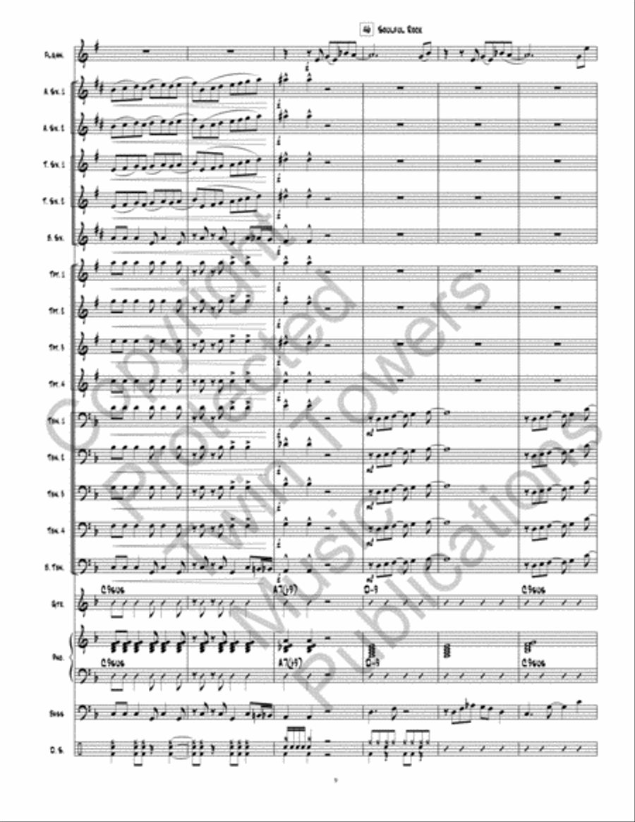 Mr. Clary Mr. Clary Jazz Ensemble scores gallery preview page 10