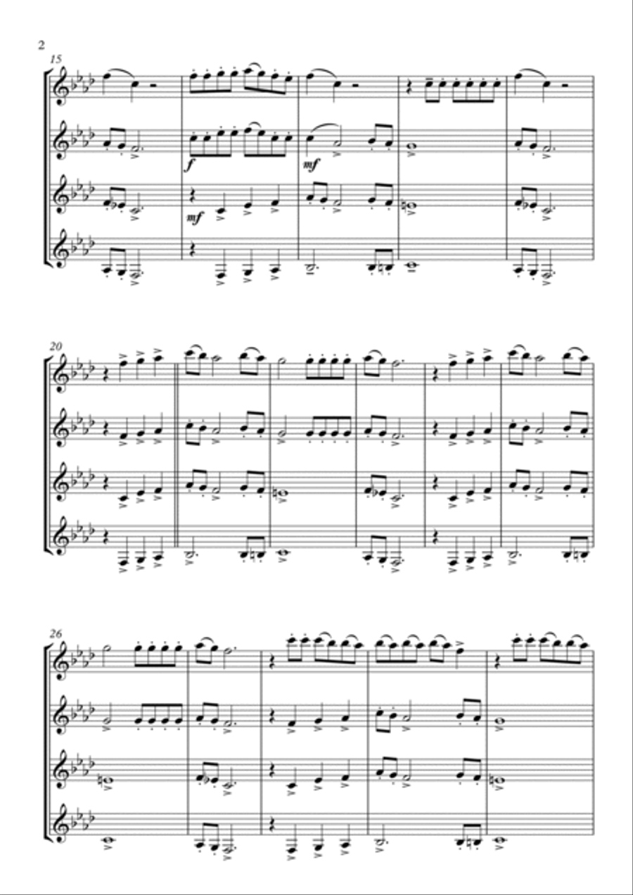Industry Baby Woodwind Quartet scores gallery preview page 2