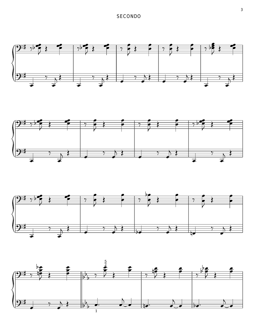 The Great Pumpkin Waltz Piano Duet scores gallery preview page 3