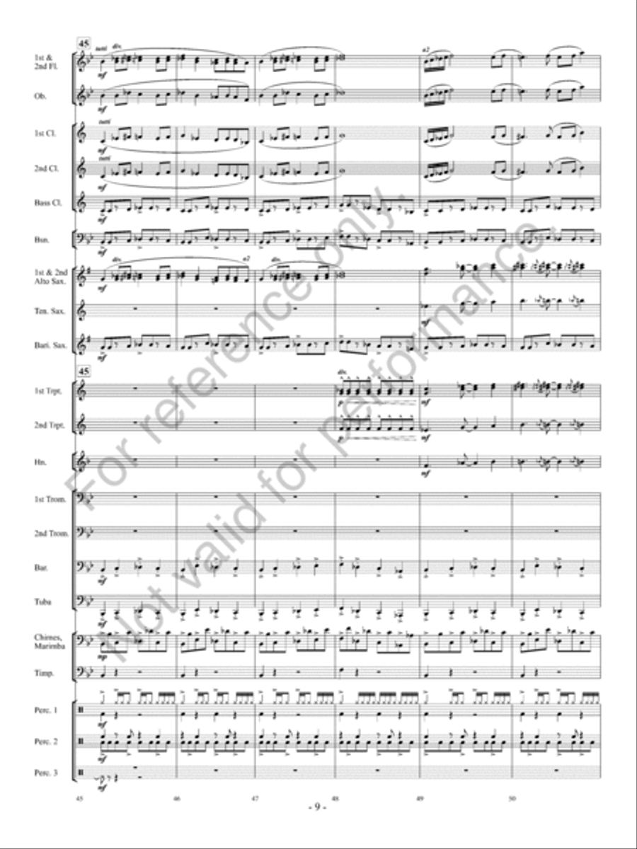 Crush Concert Band scores gallery preview page 10