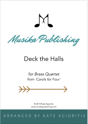 Book cover for Deck the Halls - Brass Quartet