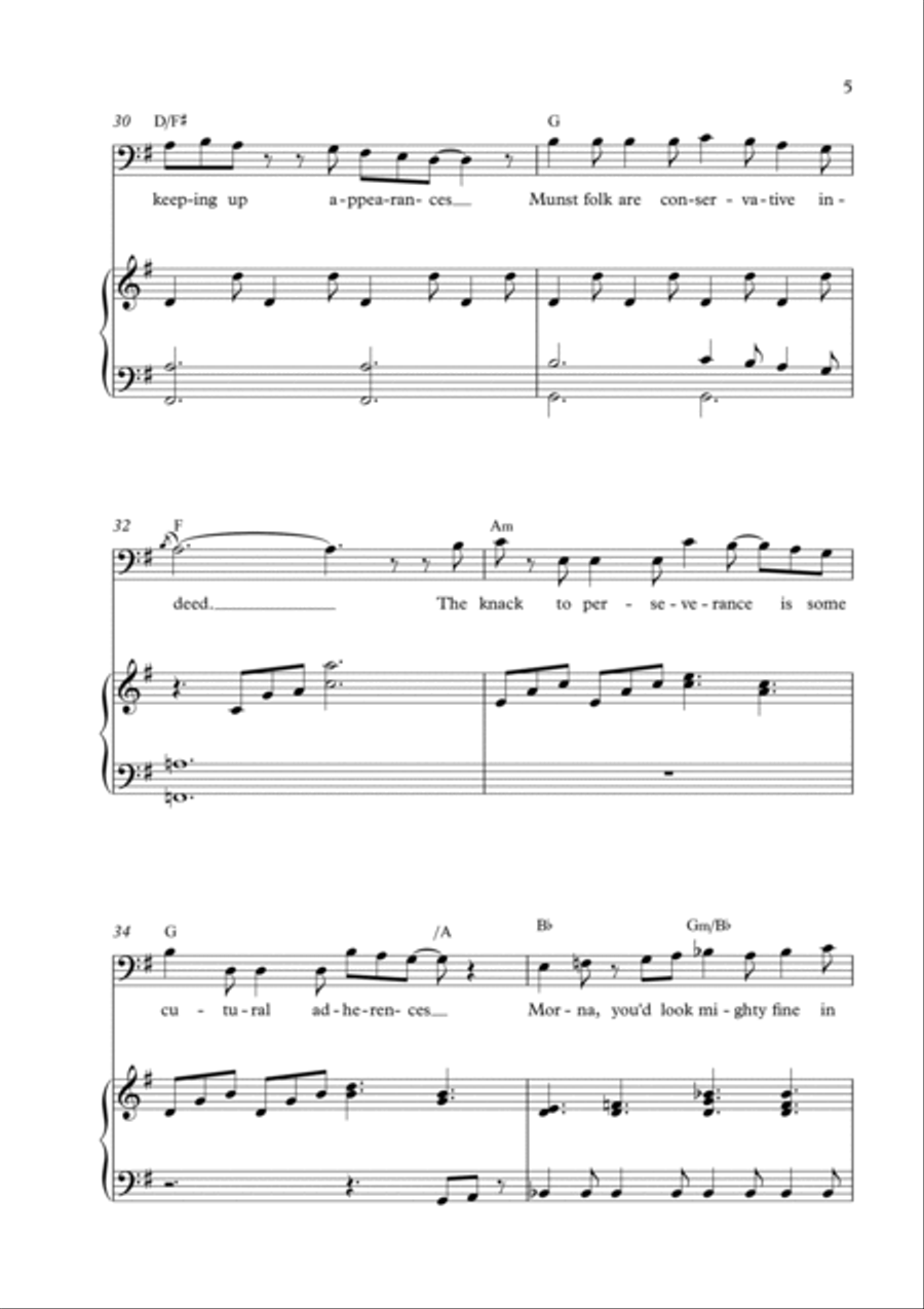 EVERYTHING UNDER THE SUN Piano scores gallery preview page 5
