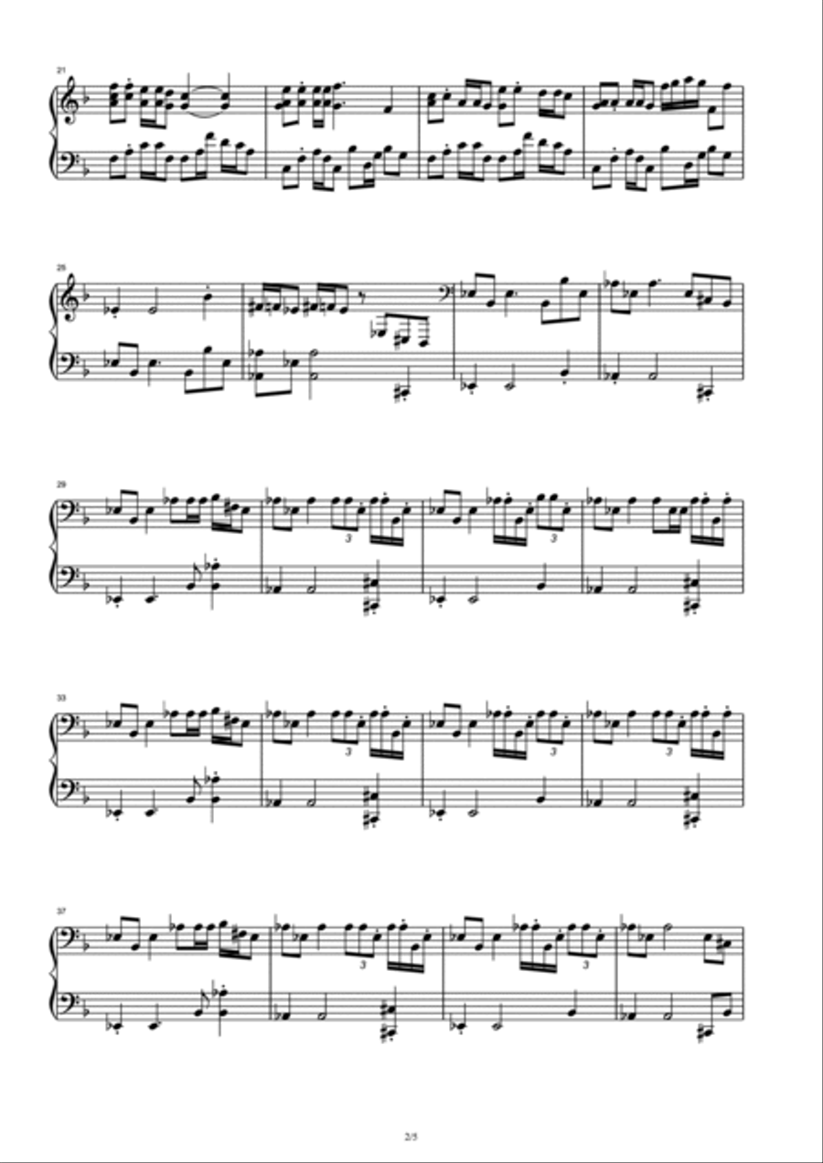 This Is America Piano Solo scores gallery preview page 2