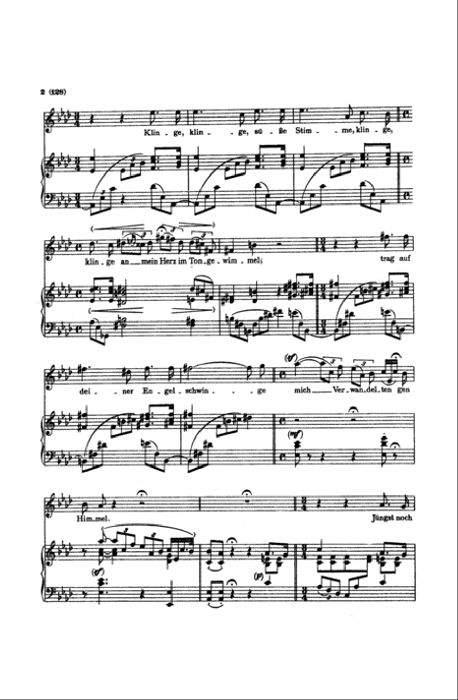 Liszt: Songs, Volume II, Nos. 14-25 (Italian or German) Voice scores gallery preview page 2