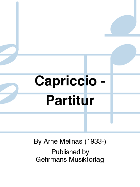 Capriccio - Partitur