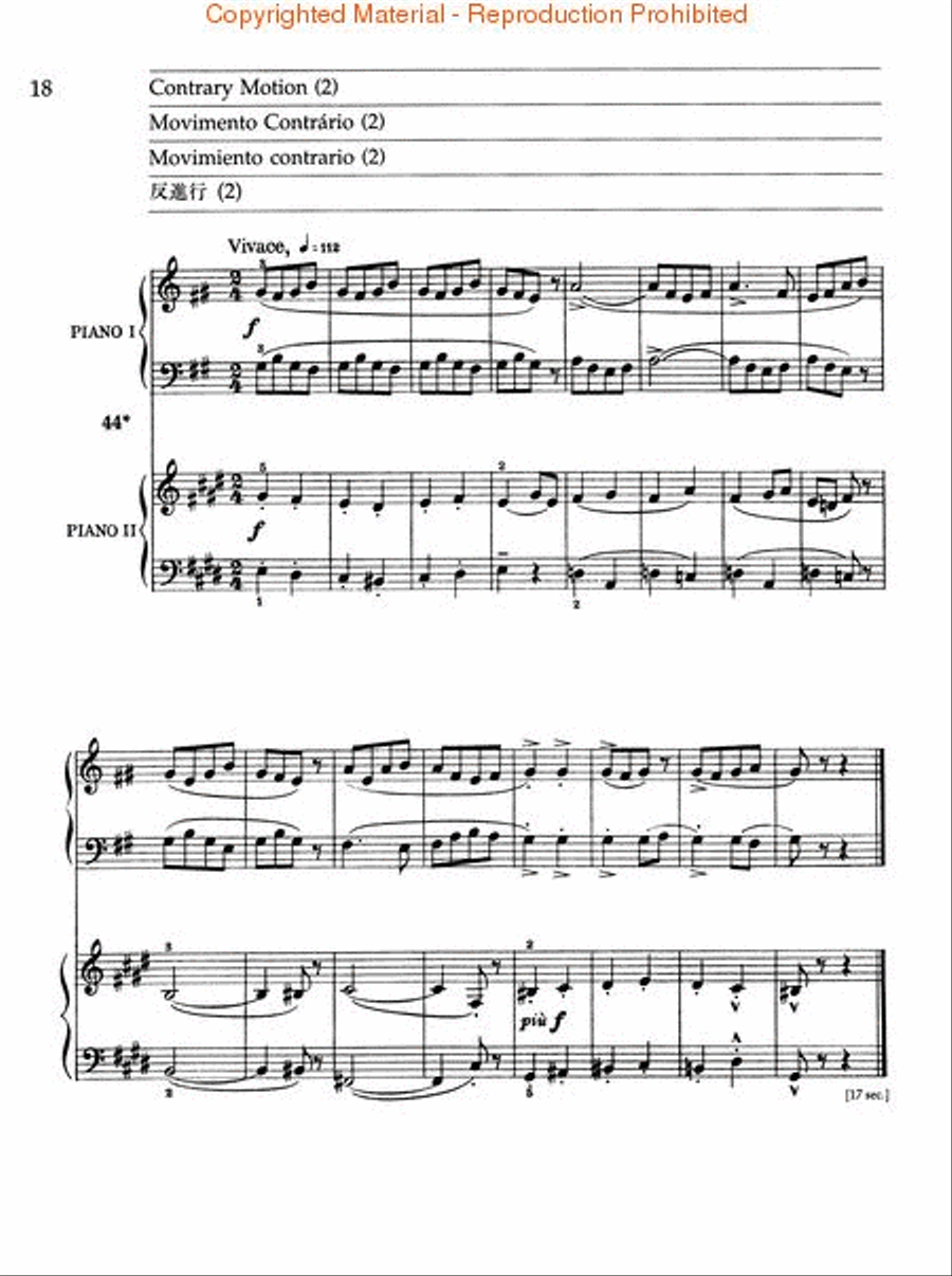 Mikrokosmos Volume 2 (Blue) Piano Method scores gallery preview page 3