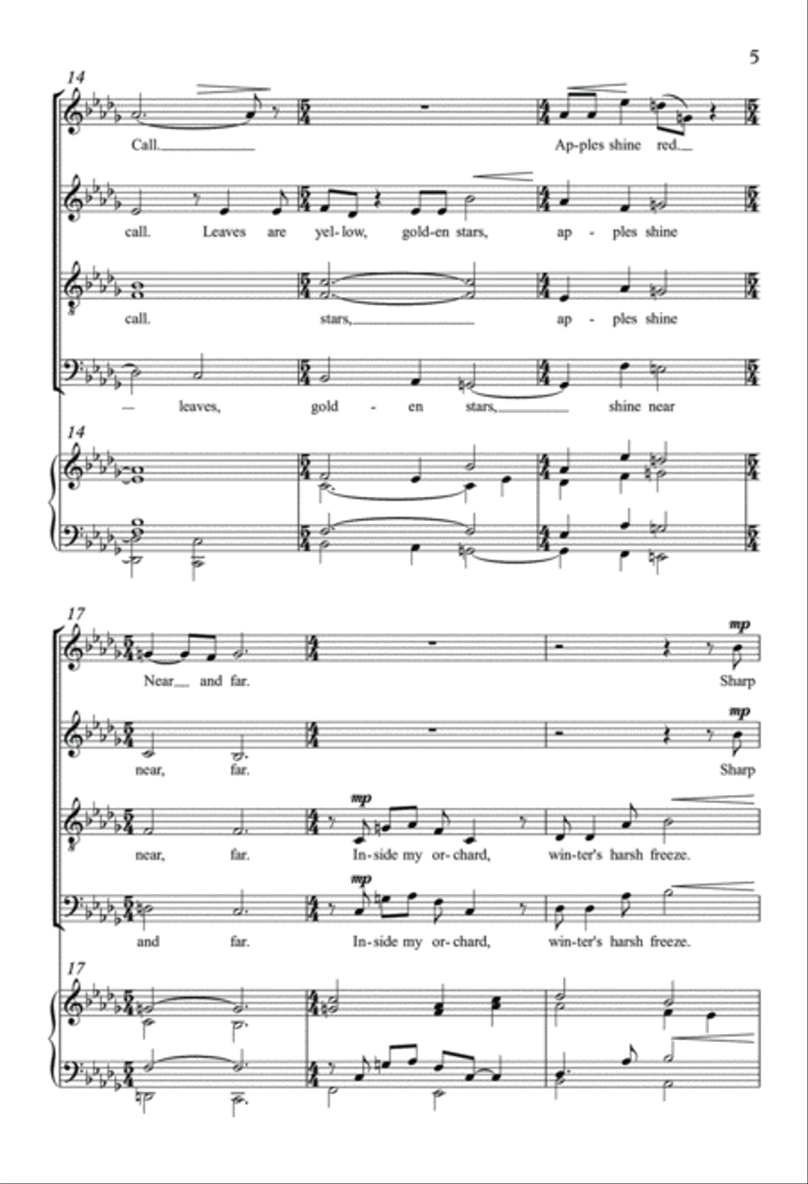 My Apple Orchard My Apple Orchard 4-Part scores gallery preview page 4