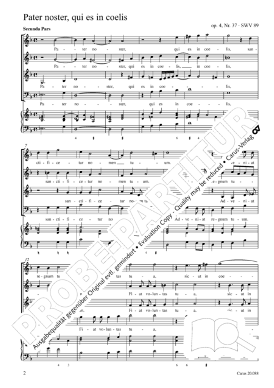 Oculi omnium in te sperant, Domine Score scores gallery preview page 3