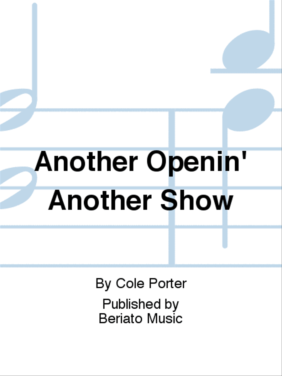 Another Openin' Another Show Piano, Vocal, Guitar scores gallery preview page 1