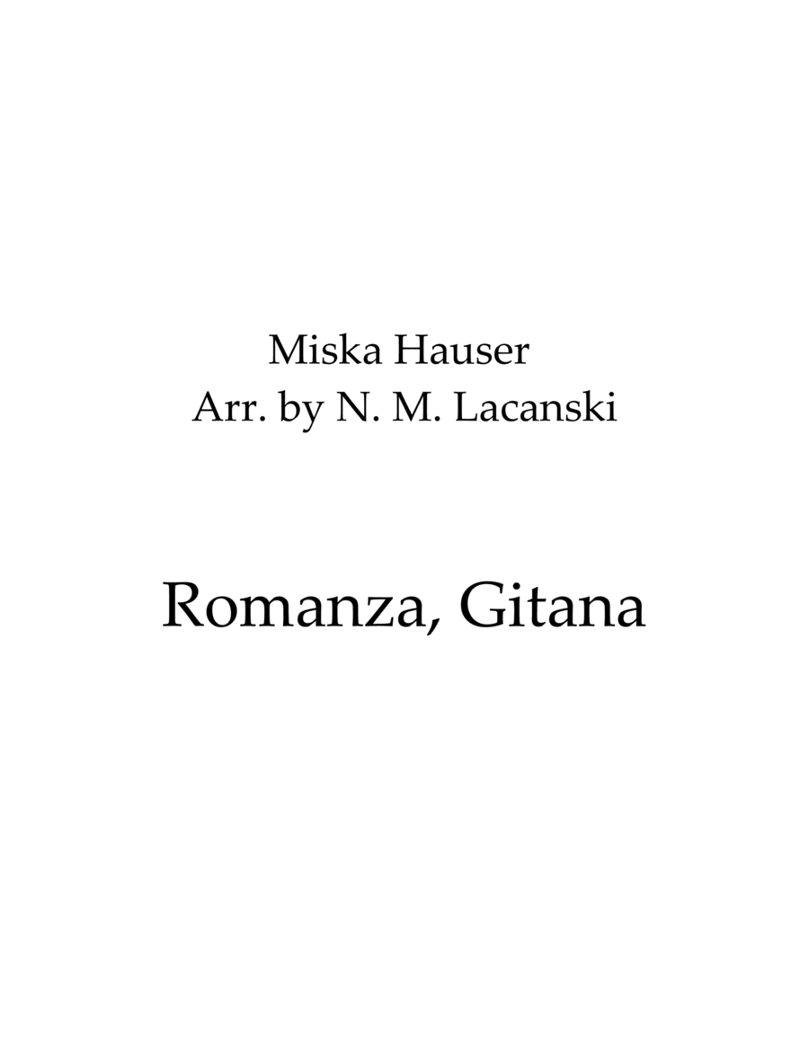 Romanza, Gitana image number null