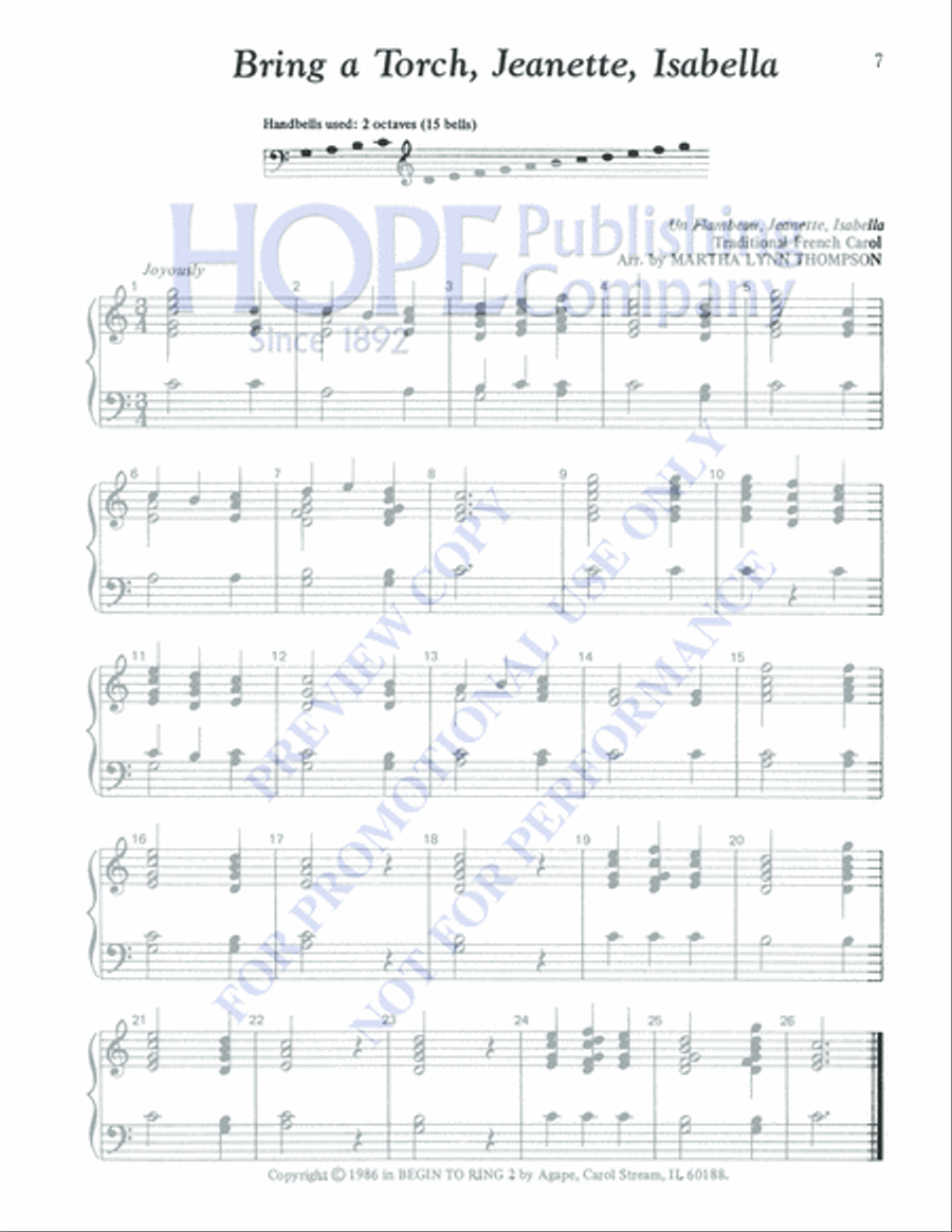 Ready to Ring for Christmas 2-Octaves scores gallery preview page 9