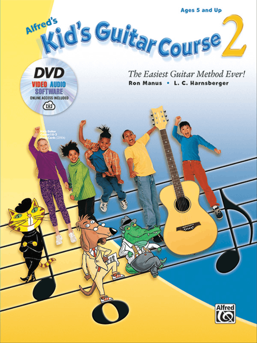 Alfred's Kid's Guitar Course 2 Easy Guitar scores gallery preview page 1