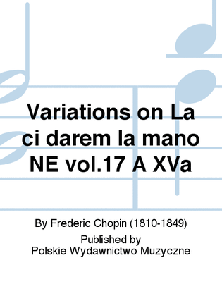 Book cover for Variations On La Ci Darem La Mano Fr. Don Giovanni
