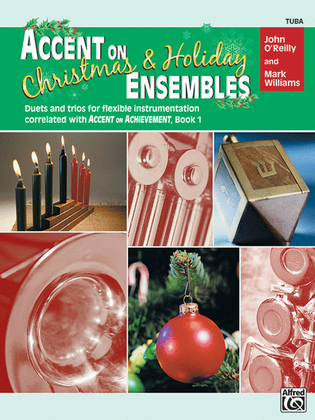 Book cover for Accent on Christmas and Holiday Ensembles