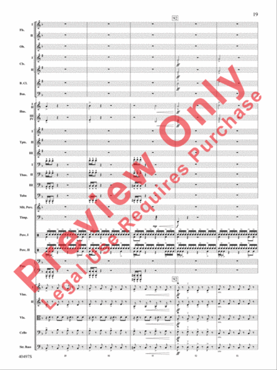 Batman: The Dark Knight Rises Full Orchestra scores gallery preview page 20