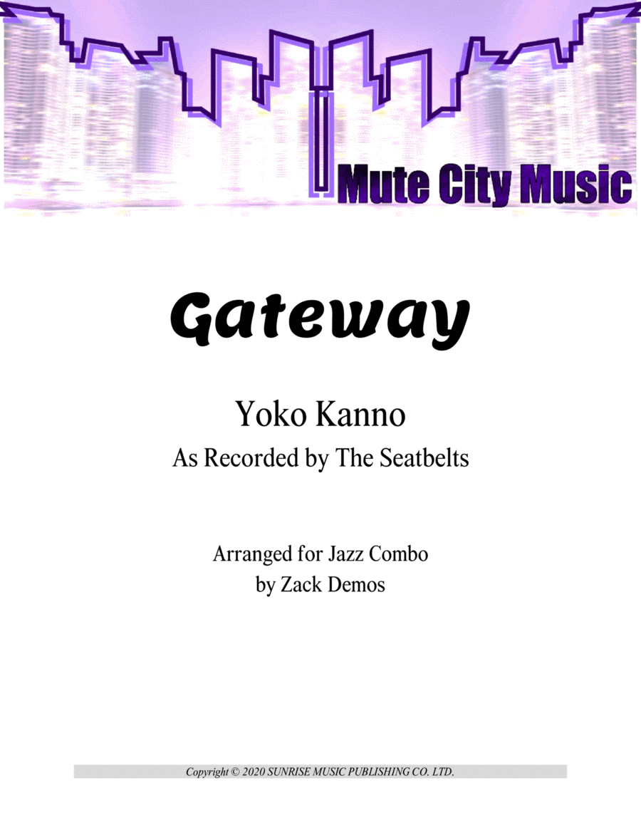 Gateway Jazz Ensemble scores gallery preview page 1