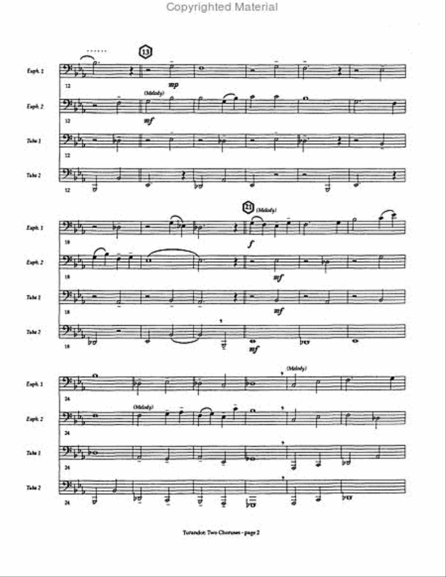 Turandot: Two Choruses Turandot: Two Choruses EETT scores gallery preview page 3