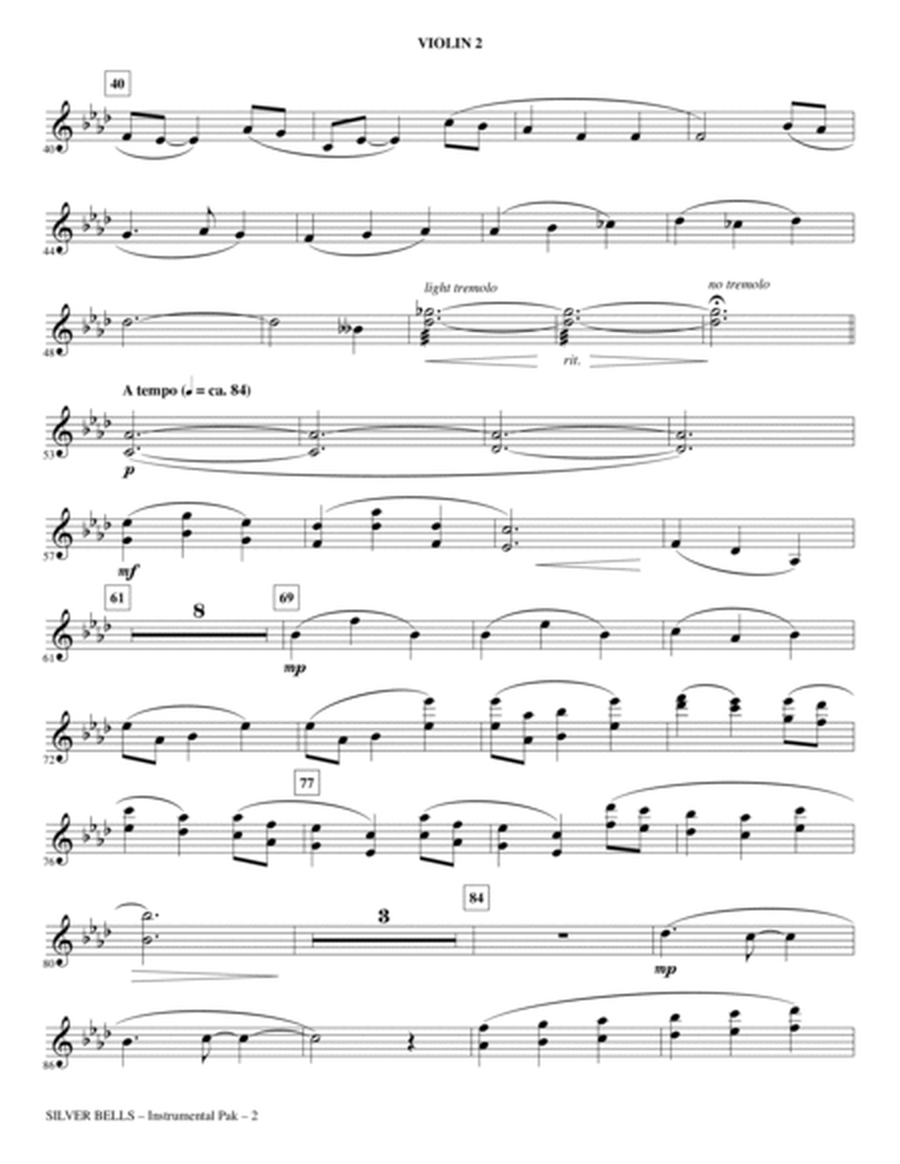 Silver Bells - Violin 2
