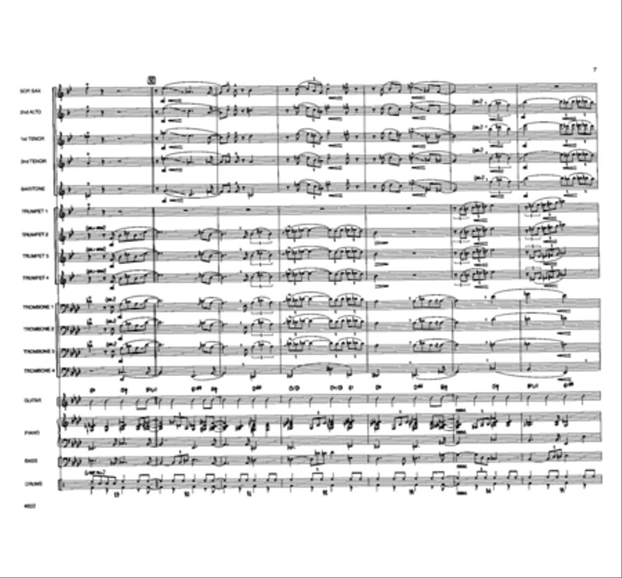 Been Alone Too Long Jazz Ensemble scores gallery preview page 6