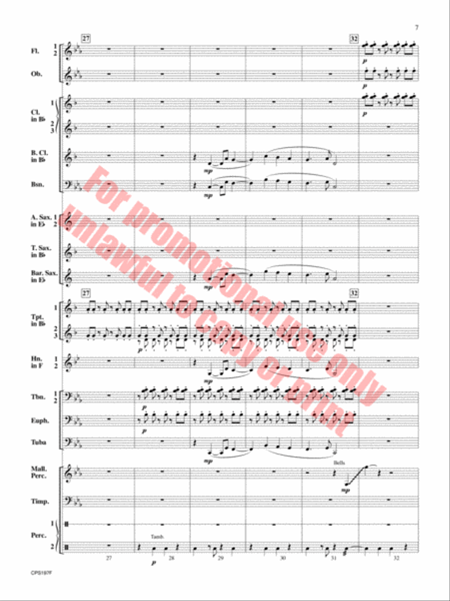 Polar Vortex Concert Band scores gallery preview page 8
