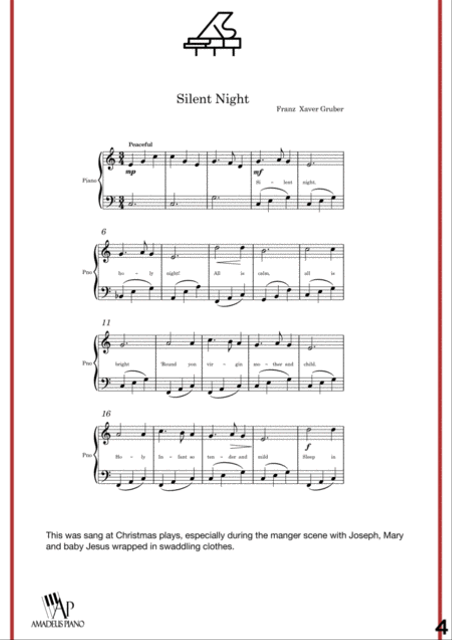 Ekome Christmas in Accra Easy Piano scores gallery preview page 4