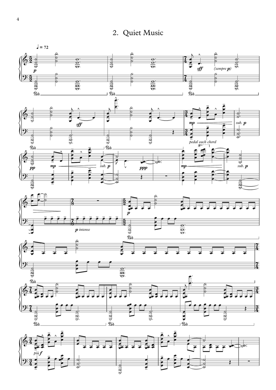 Three Etudes for Piano Piano Method scores gallery preview page 4