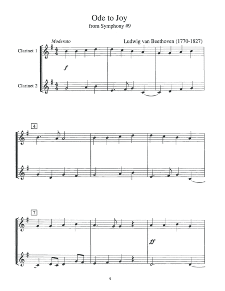 Easy Classics for Clarinet - With Piano Accompaniment Clarinet Solo scores gallery preview page 5