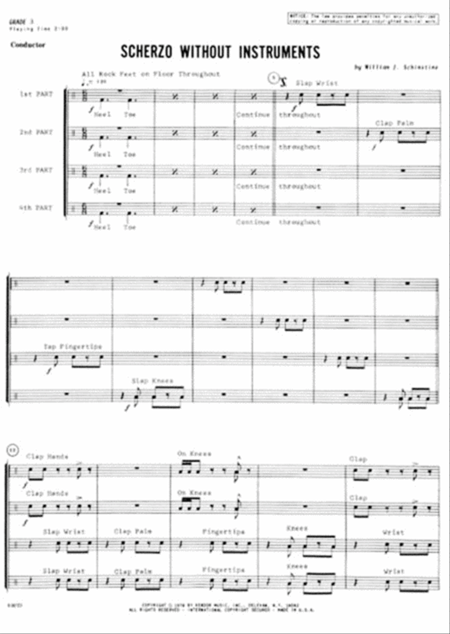 Scherzo Without Instruments