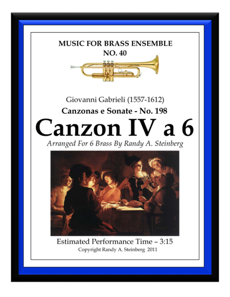 Canzon IV a 6 - No. 198 image number null