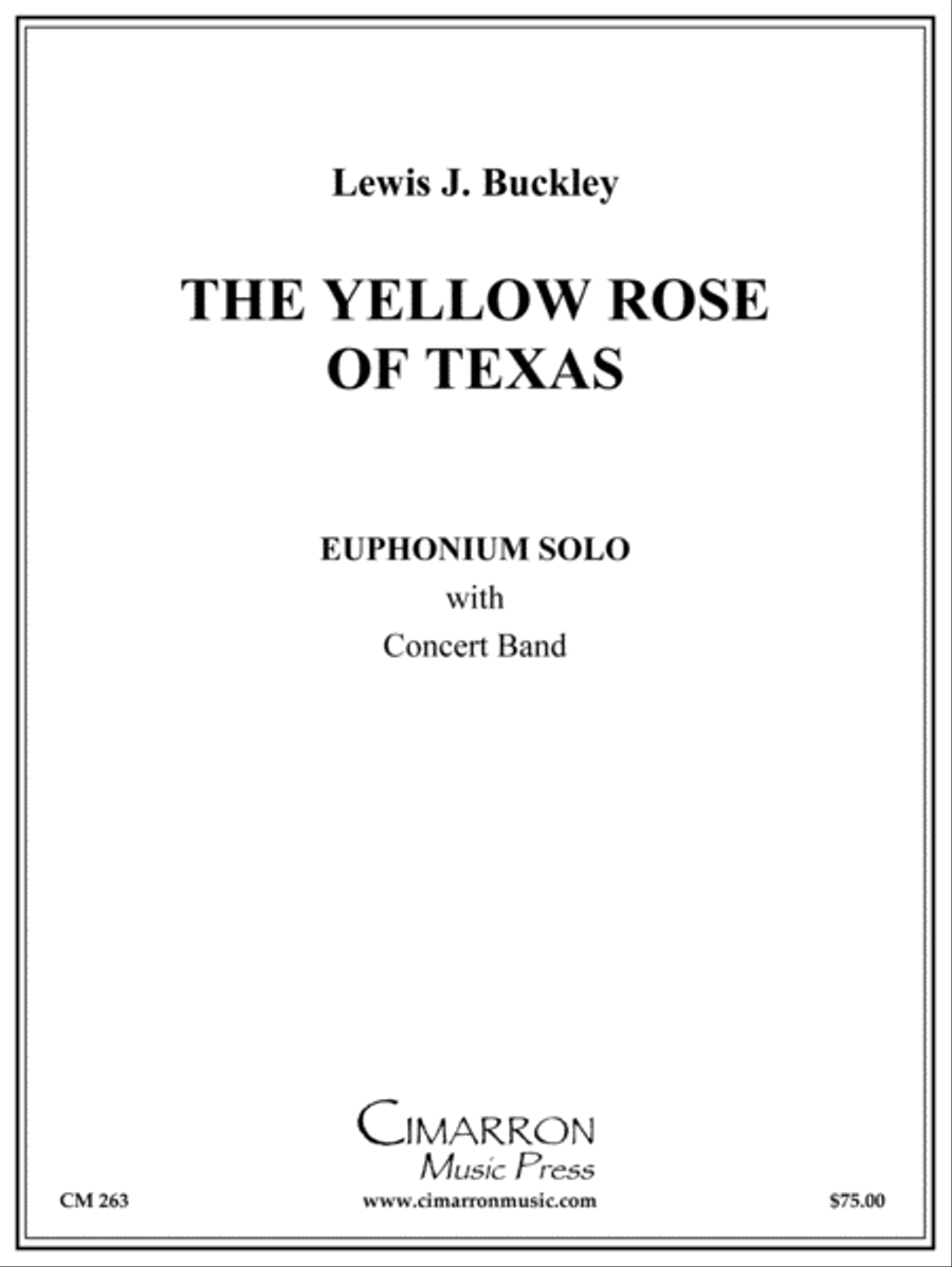Yellow Rose of Texas Variations Concert Band scores gallery preview page 1